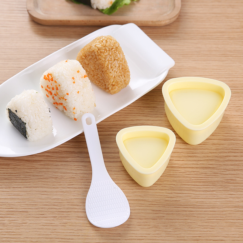 In Stock Wholesale Large and Small Triangle Rice Ball Mold Sushi Mold Children&#039;s Rice Bento DIY Seaweed Kimbap
