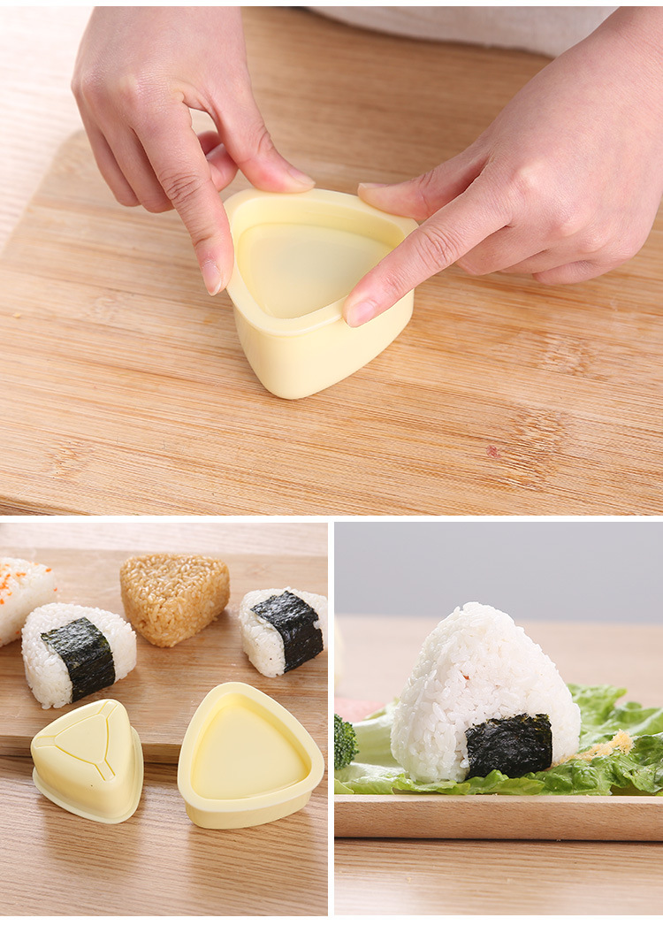 In Stock Wholesale Large and Small Triangle Rice Ball Mold Sushi Mold Children's Rice Bento DIY Seaweed Kimbap In Stock Wholesale Large and Small Triangle Rice Ball Mold Sushi Mold Children's Rice Bento DIY Seaweed Kimbap