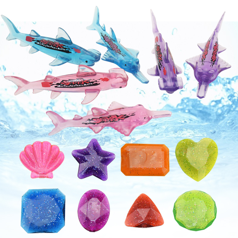 Amazon Cross-Border Summer Swimming Pool Diving Toy Torpedo Water Toy Set with Diving Seaweed Amazon Cross-Border Summer Swimming Pool Diving Toy Torpedo Water Toy Set with Diving Seaweed