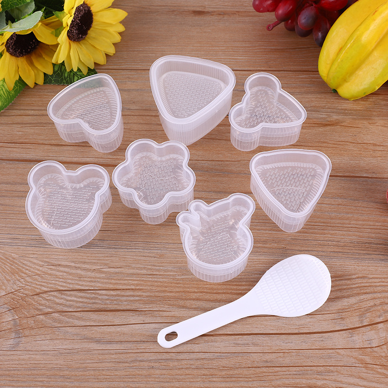 Creative Cartoon Shape Triangle Rice Ball Mold Household Children's Rice Bento Mold DIY Seaweed Sushi Mold Creative Cartoon Shape Triangle Rice Ball Mold Household Children's Rice Bento Mold DIY Seaweed Sushi Mold