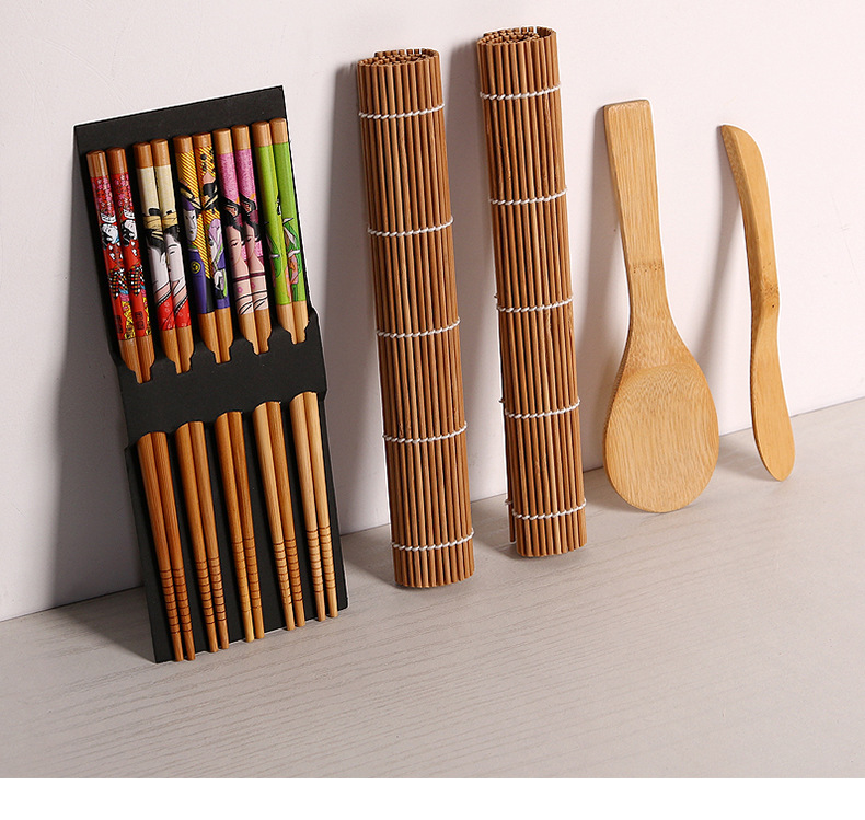 Factory Direct Sales Sushi Tool Set Japanese-Style Compact Roll Making Seaweed Rice Ball Bento Tool Set Factory Direct Sales Sushi Tool Set Japanese-Style Compact Roll Making Seaweed Rice Ball Bento Tool Set