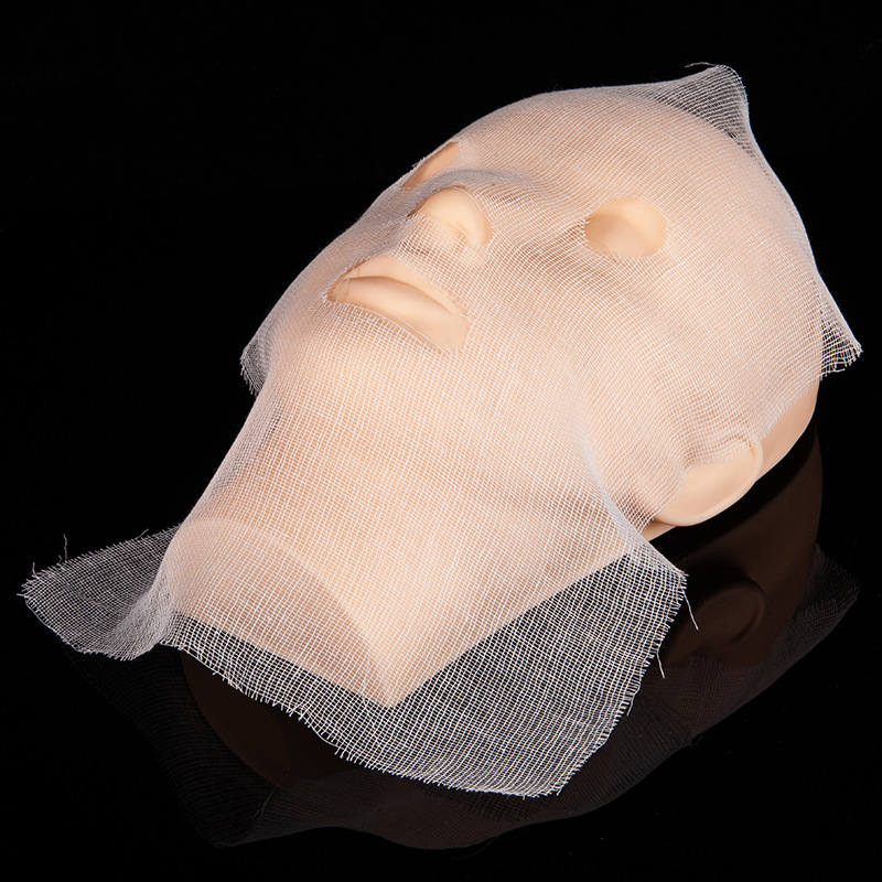 Korean Skin Management Ghost Face Face Mask Gauze Seaweed Soft Mask Powder Facial Beauty Salon Special Gauze Piece