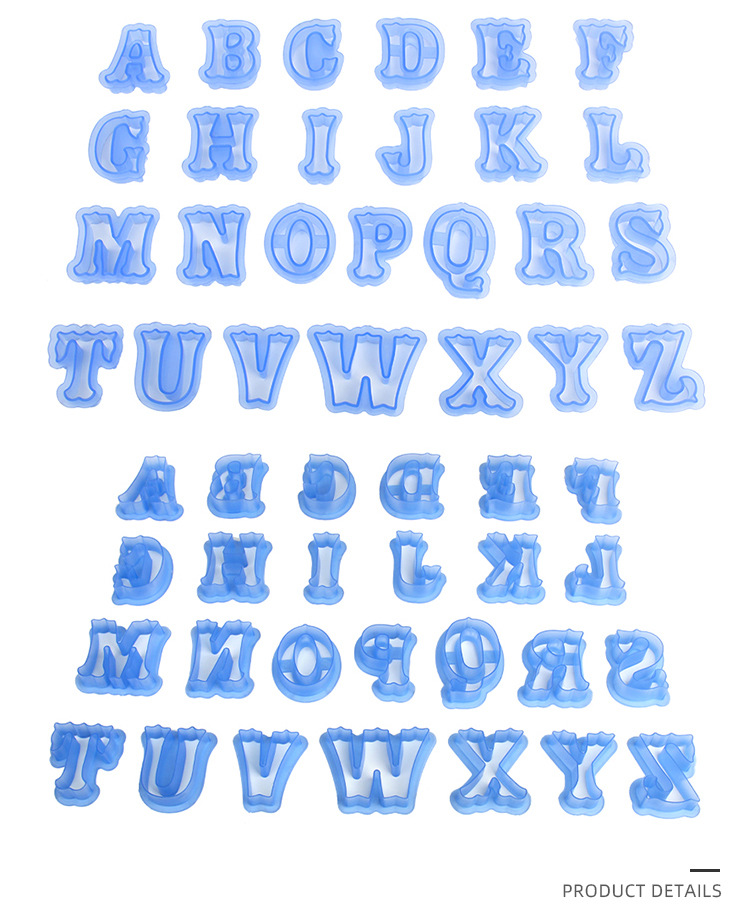 Biscuit Printing English Letters and Numbers Cutter Fondant Cake Chocolate Stencil DIY Baking Tool Biscuit Printing English Letters and Numbers Cutter Fondant Cake Chocolate Stencil DIY Baking Tool