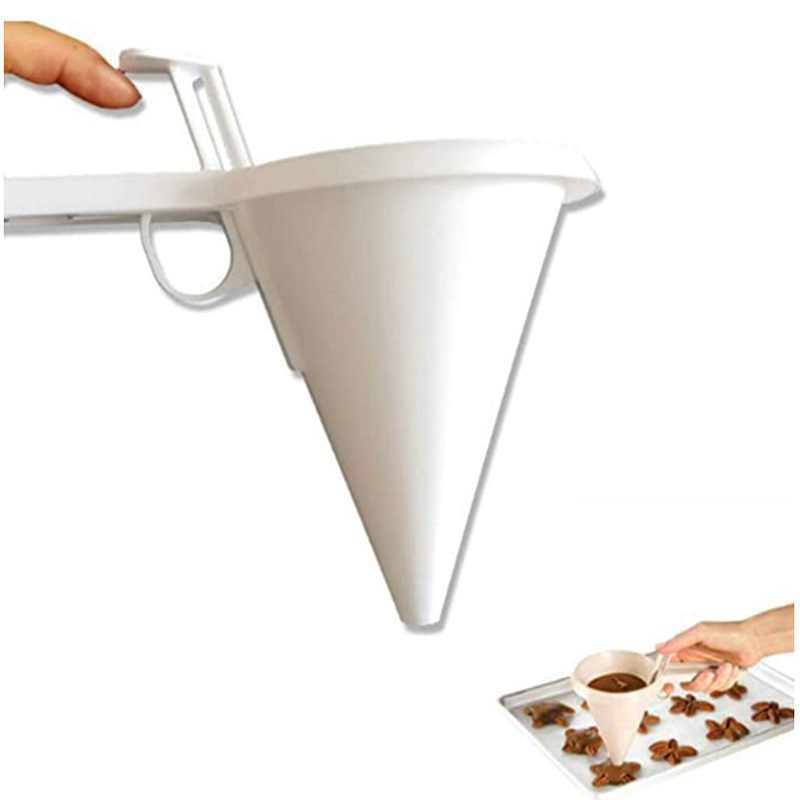 Cream Frosting Batter Funnel Handheld Weight Cup Cake Chocolate Dispenser Baking Tool Cream Frosting Batter Funnel Handheld Weight Cup Cake Chocolate Dispenser Baking Tool