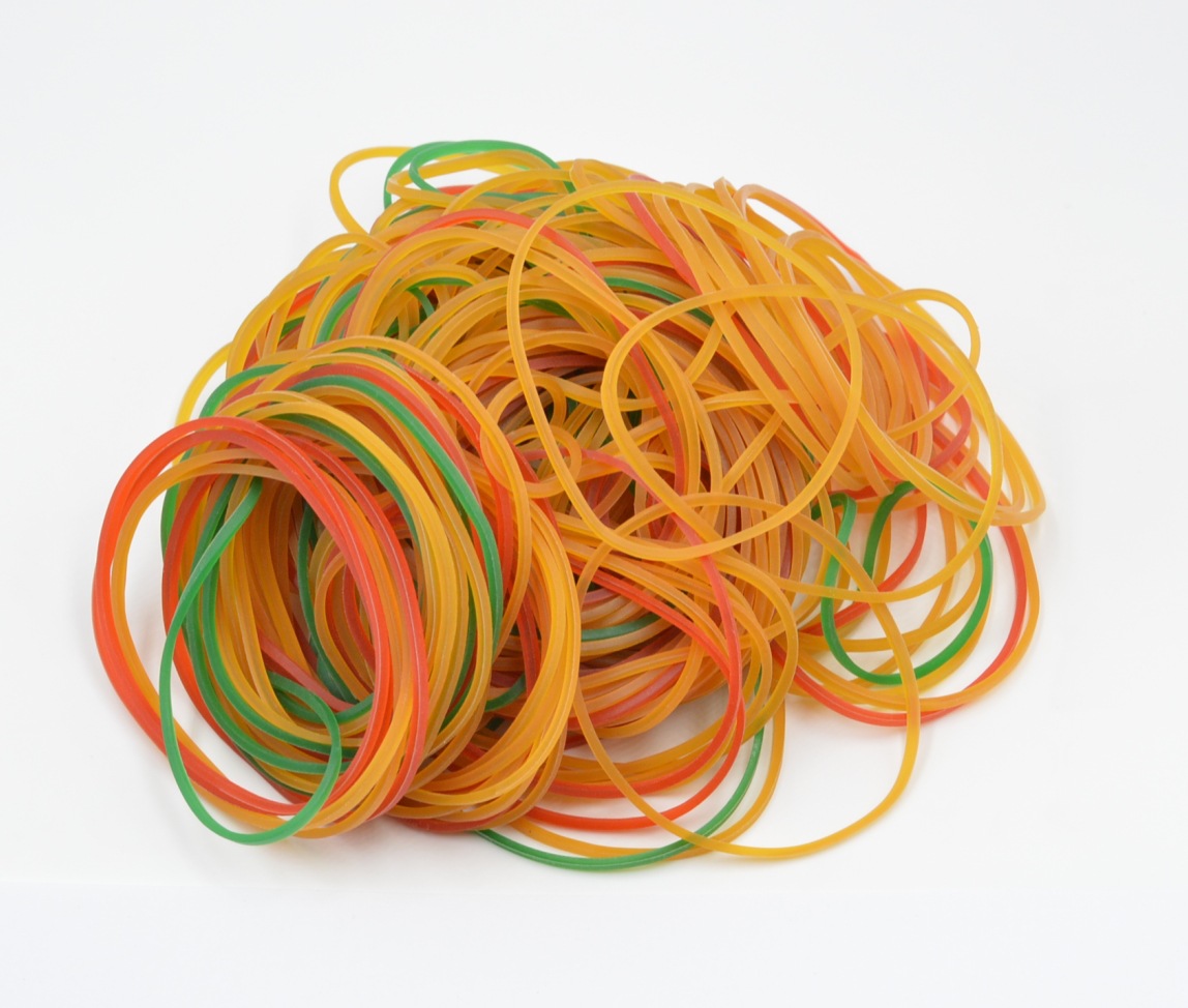 Vietnam Imported 50*1.5mm Natural Transparent Natural Rubber Band Rubber Ring Elastic Band Rubber Band