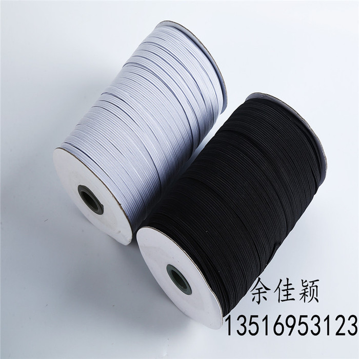 Elastic clothing accessories for 0.6cm imported flat stallion products and rubber bands