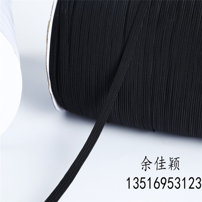 Elastic clothing accessories for 0.6cm imported flat stallion products and rubber bands