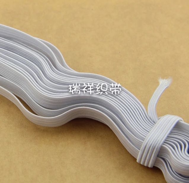 Imported Black and White Elastic Band Rubber Band Accessories 0.3-1.2