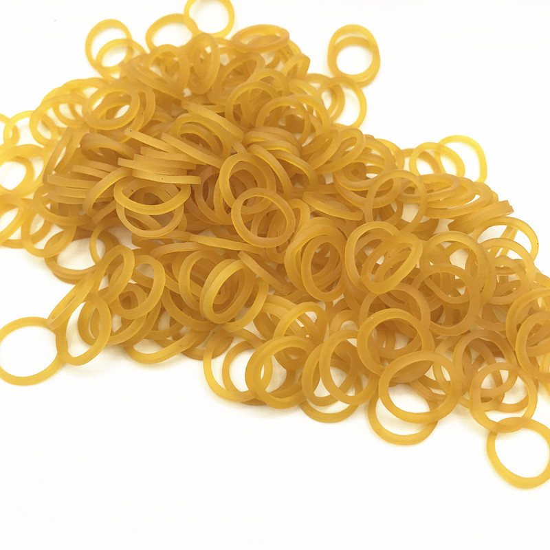 Small rubber band no.04 yellow rubber band cattle rubber band Small imported rubber band
