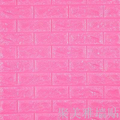 To fabricate direct the New Brick 3D wall foam anti-collision self-adhesive plaster on wall adhesion