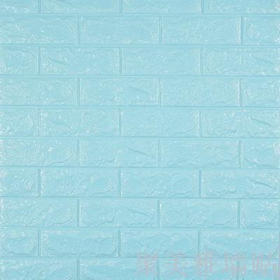 To fabricate direct the New Brick 3D wall foam anti-collision self-adhesive plaster on wall adhesion