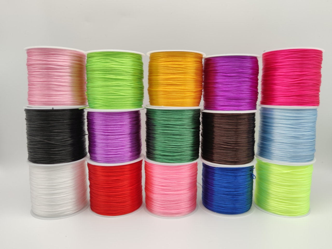 Colored imported elastic Wire Korean Beaded String bracelet