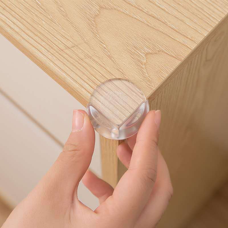 Factory Direct Supply Transparent Desktop Stool Corner Bumper Baby Protective Supplies Children    Anti Collision