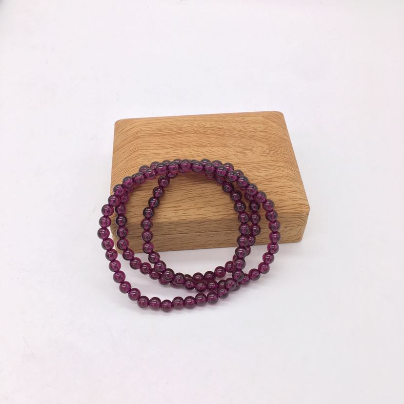 Brazilian imported purple ivory garnet bracelet necklace for ladies versatile fashion trend Brazilian imported purple ivory garnet bracelet necklace for ladies versatile fashion trend