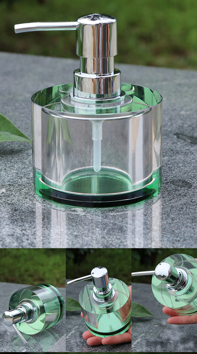 Hotel KTV crystal hand sanitizer bottle soap bottle glass hand sanitizer bottle shampoo bath lotion bottle Bathroom bath Hotel KTV crystal hand sanitizer bottle soap bottle glass hand sanitizer bottle shampoo bath lotion bottle Bathroom bath