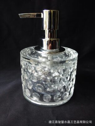 Hotel KTV crystal hand sanitizer bottle soap bottle glass hand sanitizer bottle shampoo bath lotion bottle Bathroom bath Hotel KTV crystal hand sanitizer bottle soap bottle glass hand sanitizer bottle shampoo bath lotion bottle Bathroom bath