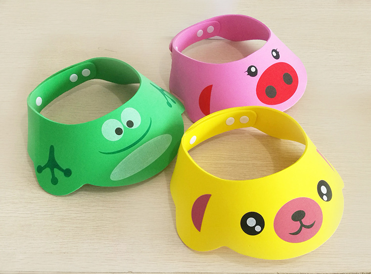 Cartoon thickening children shampoo cap adjustable four cartoon baby shampoo cap baby shower cap Bath cap Cartoon thickening children shampoo cap adjustable four cartoon baby shampoo cap baby shower cap Bath cap
