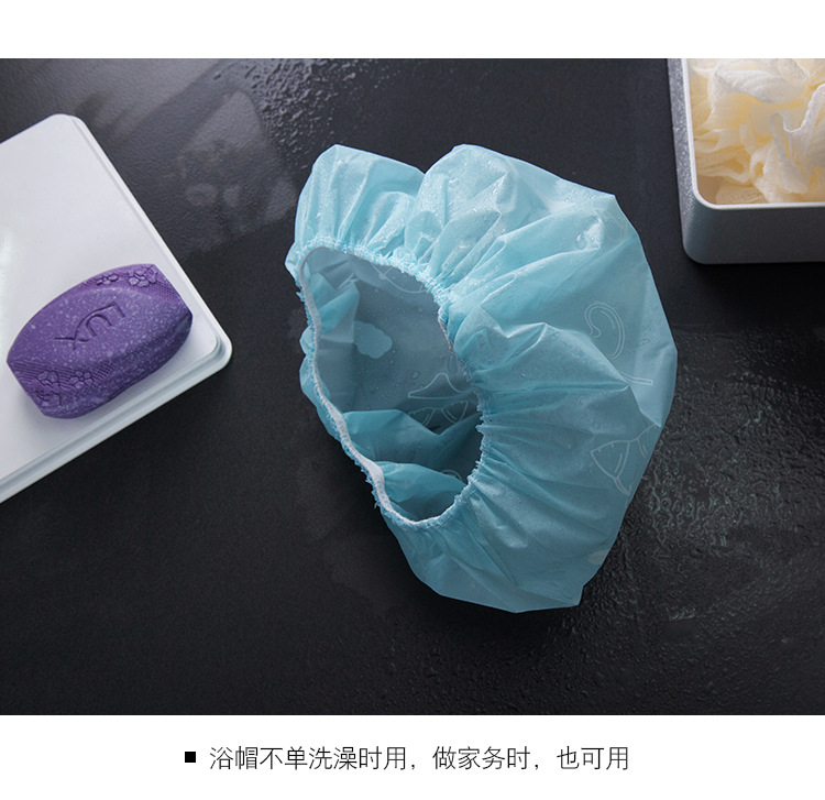 thickened bathroom waterproof shower cap ladies waterproof shower cap environmental protection shampoo cap lampblack cap thickened bathroom waterproof shower cap ladies waterproof shower cap environmental protection shampoo cap lampblack cap