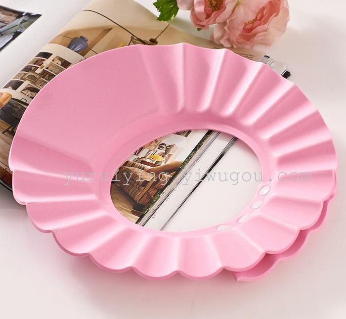 Baby shampoo cap children baby shower cap shower cap waterproof cap can be adjusted to increase Baby shampoo cap children baby shower cap shower cap waterproof cap can be adjusted to increase