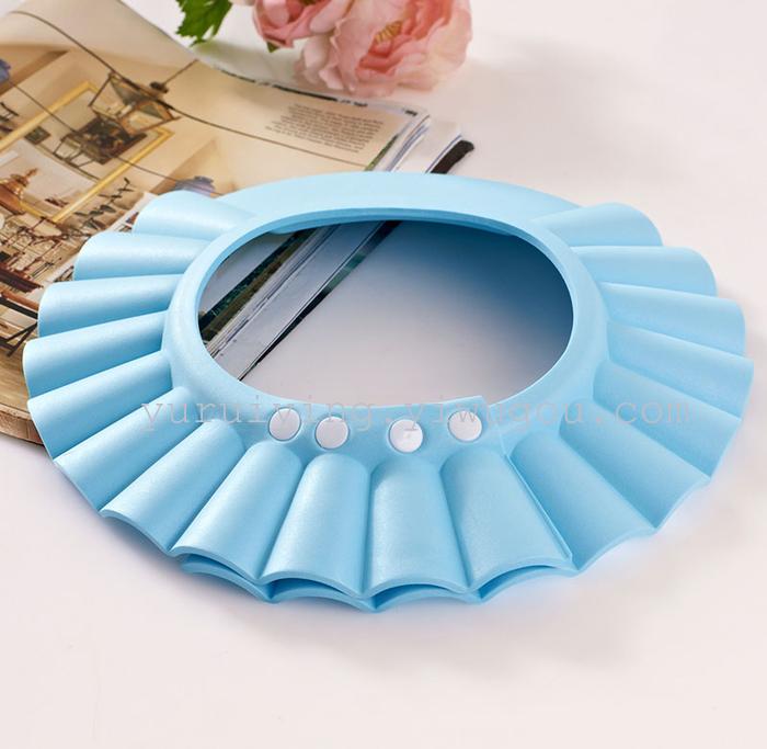 Baby shampoo cap children baby shower cap shower cap waterproof cap can be adjusted to increase Baby shampoo cap children baby shower cap shower cap waterproof cap can be adjusted to increase