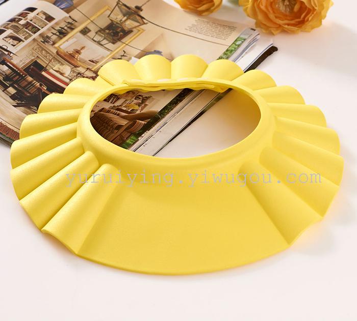 Baby shampoo cap children baby shower cap shower cap waterproof cap can be adjusted to increase Baby shampoo cap children baby shower cap shower cap waterproof cap can be adjusted to increase