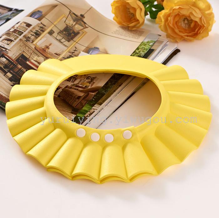 Baby shampoo cap children baby shower cap shower cap waterproof cap can be adjusted to increase Baby shampoo cap children baby shower cap shower cap waterproof cap can be adjusted to increase