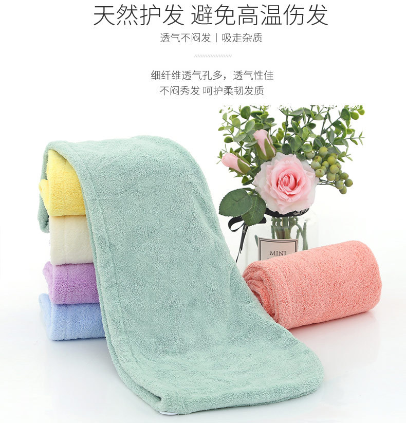Female Absorbent Coral Fleece Towels Shampoo UltraFine Dimension Thickened Shower Cap Strong Water Absorption Female Absorbent Coral Fleece Towels Shampoo UltraFine Dimension Thickened Shower Cap Strong Water Absorption