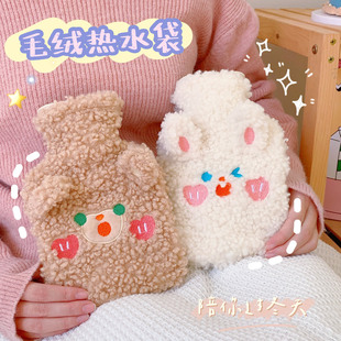   Cap Female Cute Cha Cha Bear Water-Absorbing Quick-Drying Head Cover Thickened Shower Cap Student Shampoo Towel Cute