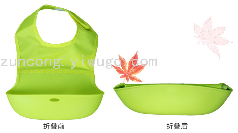 Foreign Trade OEM Customized Baby Bib Eating Pinny Baby Bib Waterproof Three-Dimensional Newborn Silicone Saliva Towel