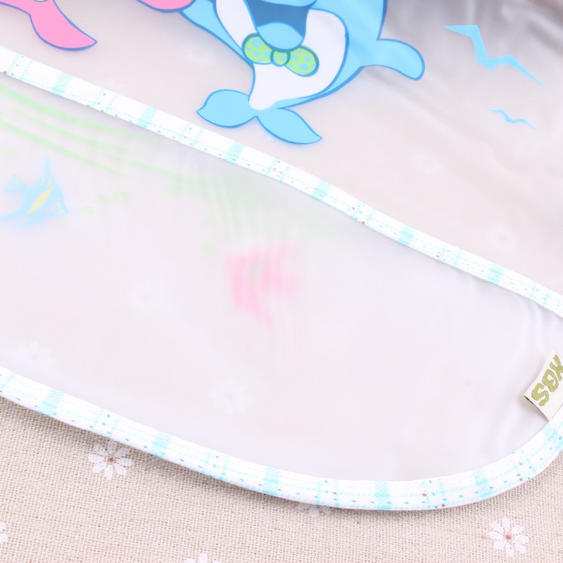 Direct Sales Xiao Boshen Eva Large Baby Waterproof Saliva Towel Bib Children&#039;s Gown (36*36)7722