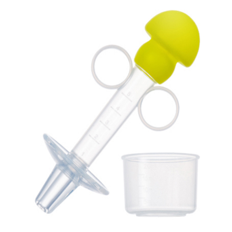 Baby with Scale Syringe Feed Medication Utensil Baby AntiChocking Leakproof Dropper Pacifier Feed Medication Utensil