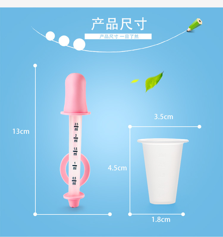 Medication Utensil with Scale Baby Choke Proof Dropper Feeder Feed Medication Utensil Silicone Easy to Take Medicine Medication Utensil with Scale Baby Choke Proof Dropper Feeder Feed Medication Utensil Silicone Easy to Take Medicine