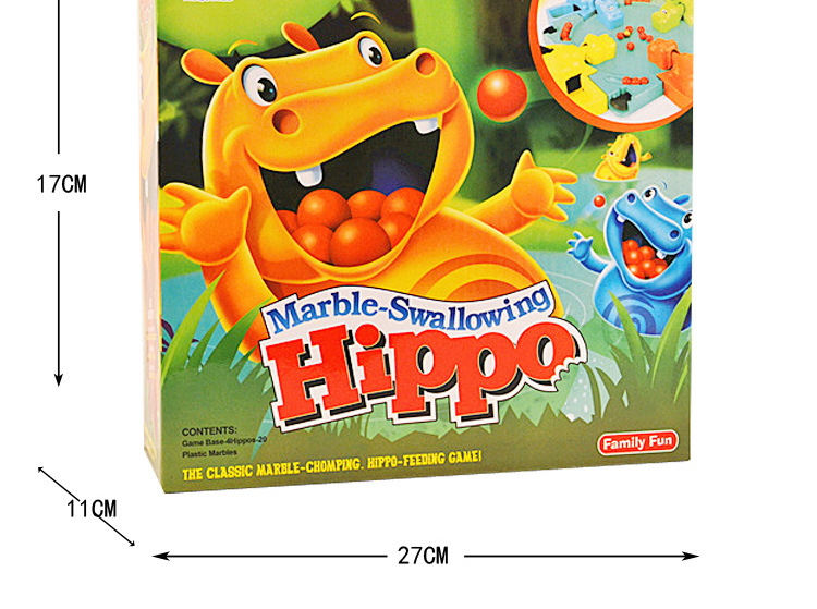Hungry hippos feed frogs an updated version of the two-player competitive game Pinball for four interactive puzzle toys