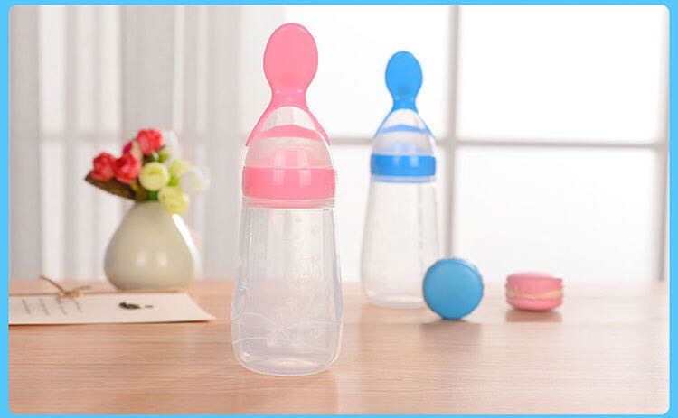 Alar Baby Elephant 125ml Baby rice Paste spoon extrusion feed bottle flat Rice Paste spoon Alar Baby Elephant 125ml Baby rice Paste spoon extrusion feed bottle flat Rice Paste spoon