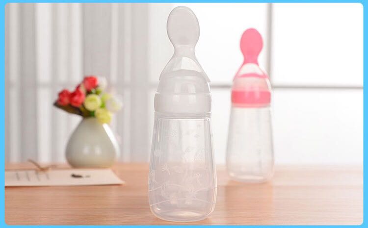 Alar Baby Elephant 125ml Baby rice Paste spoon extrusion feed bottle flat Rice Paste spoon Alar Baby Elephant 125ml Baby rice Paste spoon extrusion feed bottle flat Rice Paste spoon