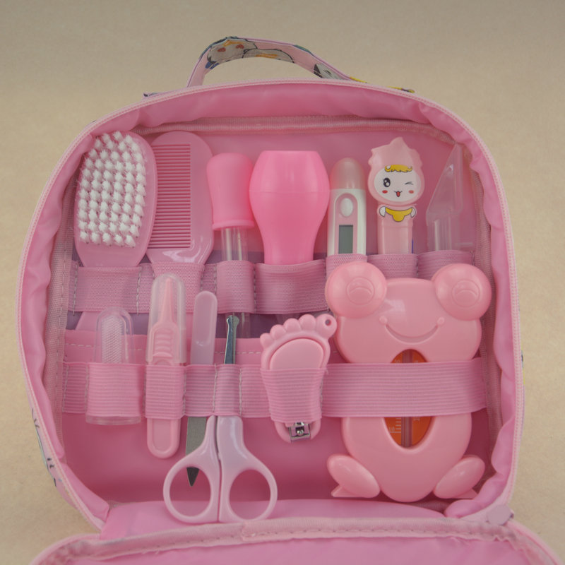 Baby Care Supplies Nasal Aspirator Feed Medication Utensil 13-Piece Cartoon Cloth Bag Kit Baby Nail Clippers Baby Care Supplies Nasal Aspirator Feed Medication Utensil 13-Piece Cartoon Cloth Bag Kit Baby Nail Clippers