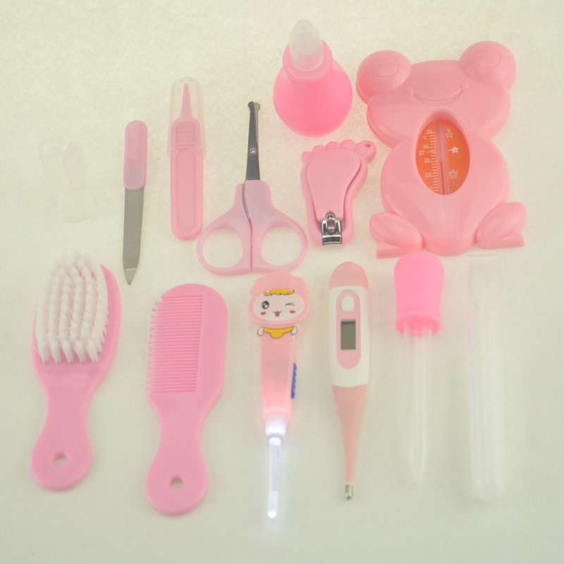 Baby Care Supplies Nasal Aspirator Feed Medication Utensil 13-Piece Cartoon Cloth Bag Kit Baby Nail Clippers Baby Care Supplies Nasal Aspirator Feed Medication Utensil 13-Piece Cartoon Cloth Bag Kit Baby Nail Clippers