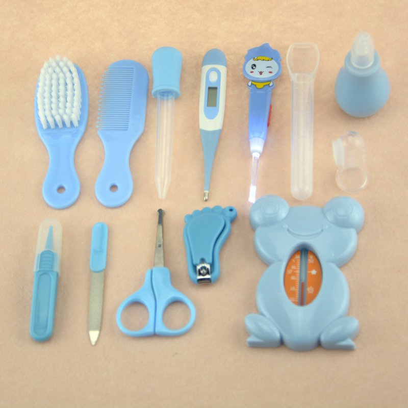 Baby Care Supplies Nasal Aspirator Feed Medication Utensil 13-Piece Cartoon Cloth Bag Kit Baby Nail Clippers Baby Care Supplies Nasal Aspirator Feed Medication Utensil 13-Piece Cartoon Cloth Bag Kit Baby Nail Clippers