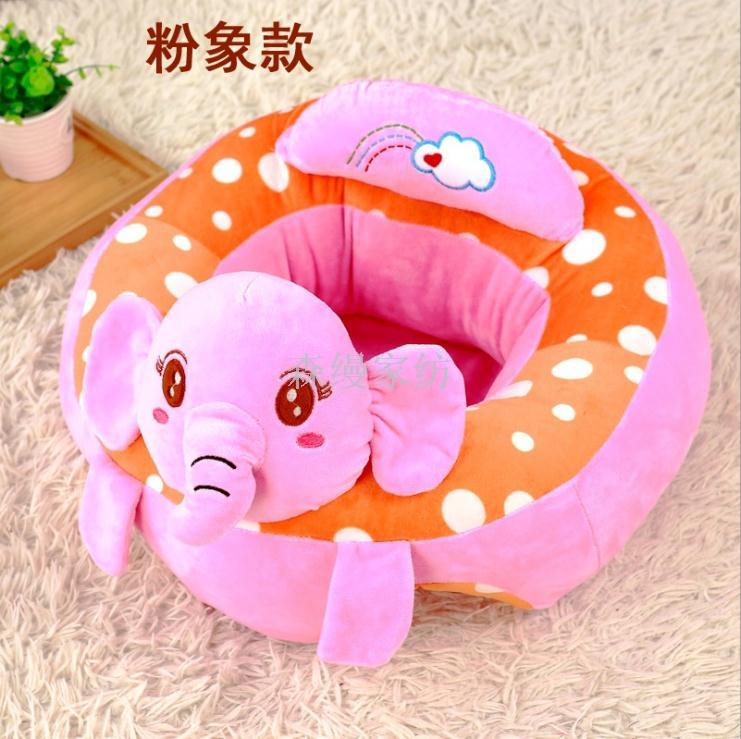 Cute Cartoon Baby Learning Seat Anti-Flip Baby Backrest Safety Chair Plush Toy Creative Small Sofa Cute Cartoon Baby Learning Seat Anti-Flip Baby Backrest Safety Chair Plush Toy Creative Small Sofa