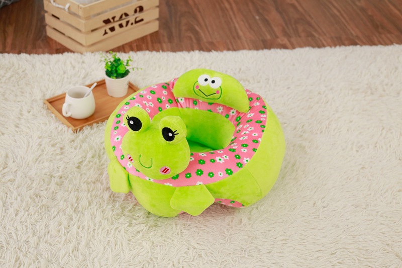 Cute Cartoon Baby Learning Seat Anti-Flip Baby Backrest Safety Chair Plush Toy Creative Small Sofa Cute Cartoon Baby Learning Seat Anti-Flip Baby Backrest Safety Chair Plush Toy Creative Small Sofa