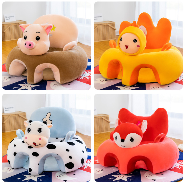 Creative Cross-Border Doll Plush Toys Cartoon Baby Seat Children's Sofa Soothing Doll Children's Gift