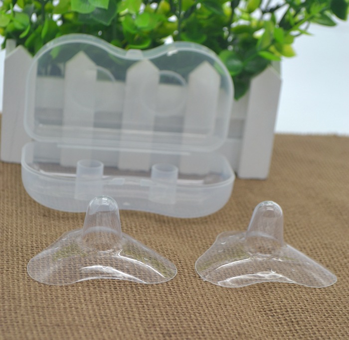 Triangle Silicone Nipple Shields Soft Silicone Nipple Protector Pair with PP Box Package Wholesale Maternal Supplies Triangle Silicone Nipple Shields Soft Silicone Nipple Protector Pair with PP Box Package Wholesale Maternal Supplies