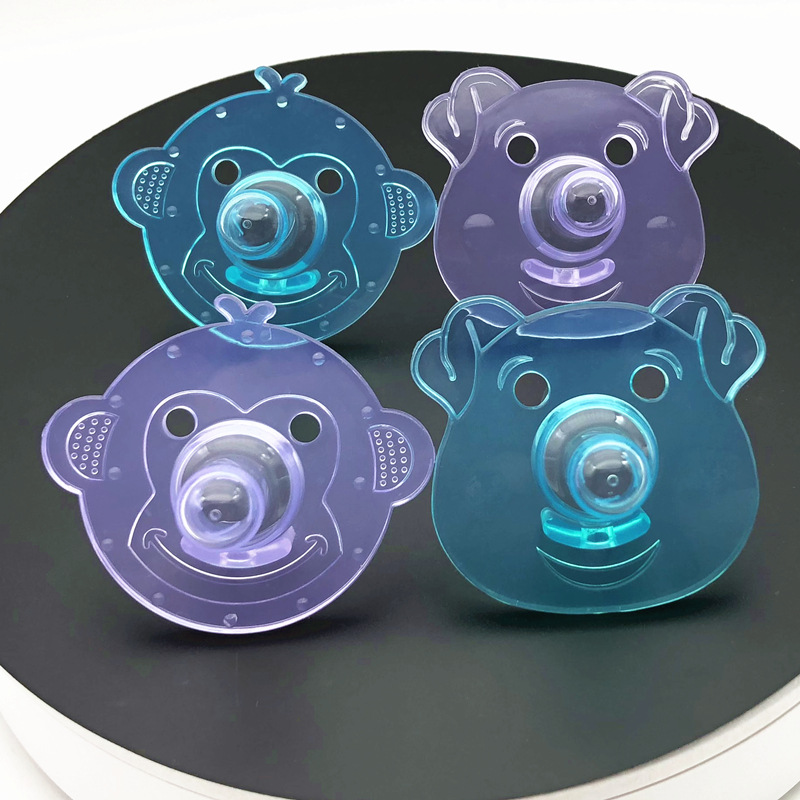 Baby Pacifier Newborn Sleepy Pacifier Baby round Head Baby Pacifier Thumb Silicone Nipple