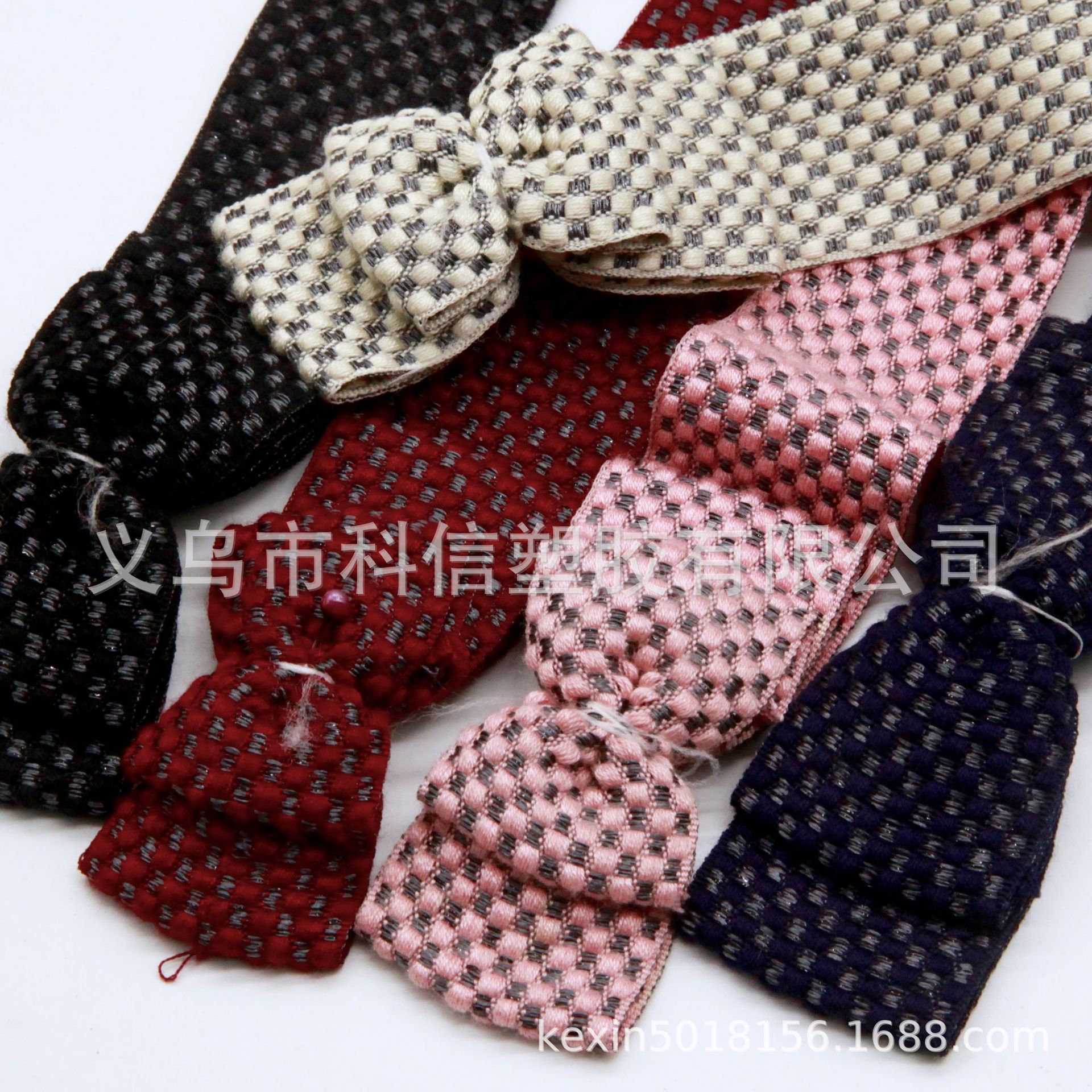 Kexin Imported Ribbon Plaid Dot Belt Handicraft DIY Material Clothing Hat Accessories Gift Box Flower Packaging