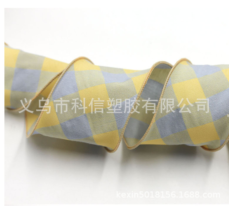 South Korea Imported Ribbon Color Plaid Piping Handmade DIY Hair Bow Material Clothing Hat Accessories South Korea Imported Ribbon Color Plaid Piping Handmade DIY Hair Bow Material Clothing Hat Accessories