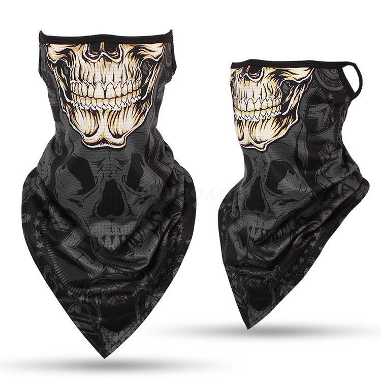 Outdoor cycling dust-proof headband protective mask bib sunblock triangle towel sport bib ice silk fabric