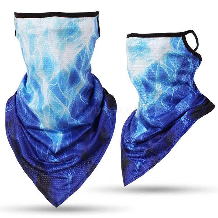 Outdoor cycling dust-proof headband protective mask bib sunblock triangle towel sport bib ice silk fabric Outdoor cycling dust-proof headband protective mask bib sunblock triangle towel sport bib ice silk fabric