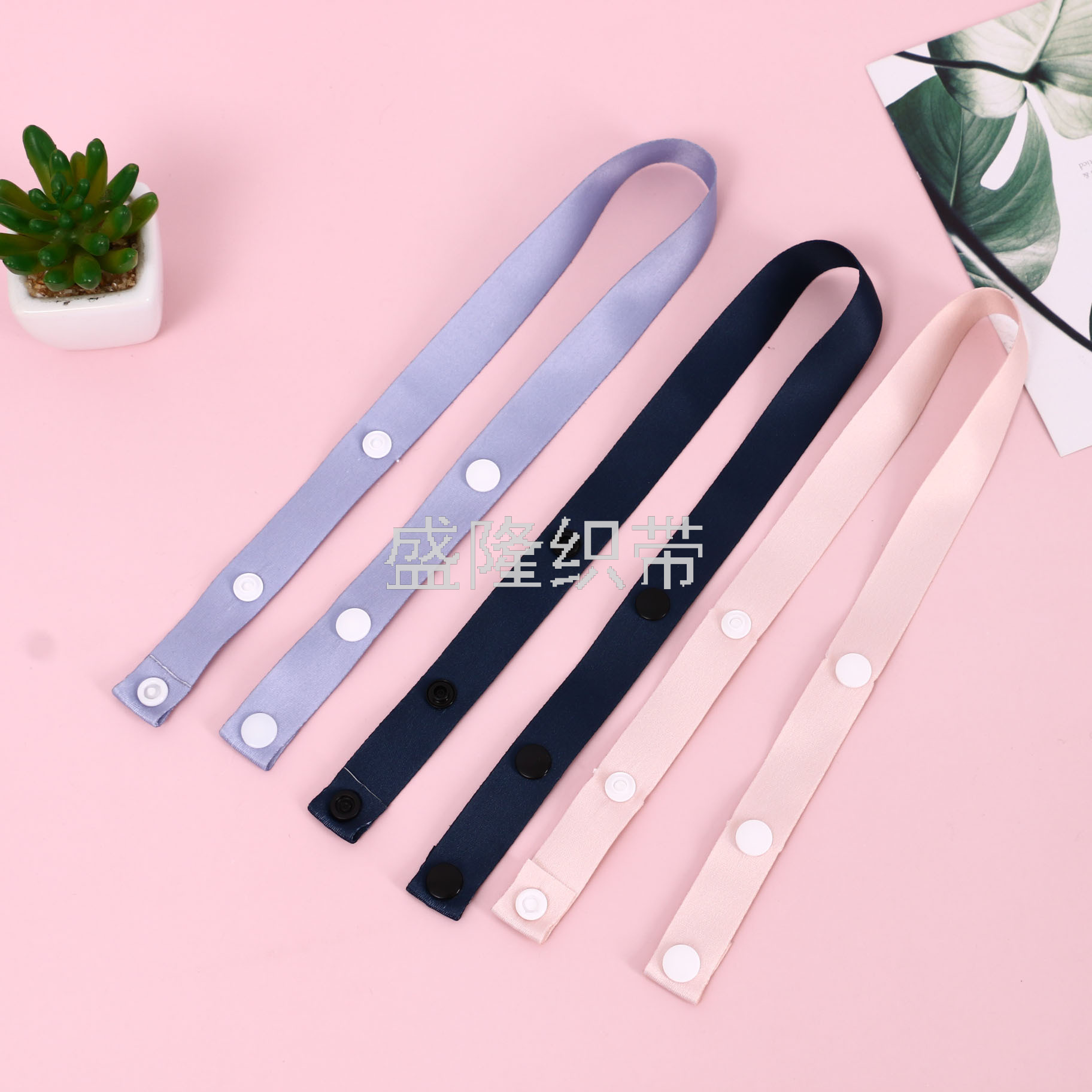 Korean Style Mask Lanyard Anti-Lost Non-Slip Hanging Rope Letter Silk Screen Ribbon Extension Mask Rope Net Popular
