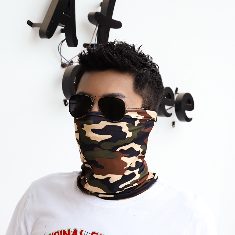 Multifunctional Outdoor Cycling Sun Protection Quick-Drying Sweat Absorbent Ice Silk Scarf Mask