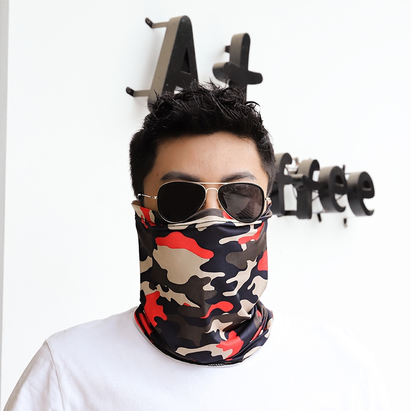 Multifunctional Outdoor Cycling Sun Protection Quick-Drying Sweat Absorbent Ice Silk Scarf Mask